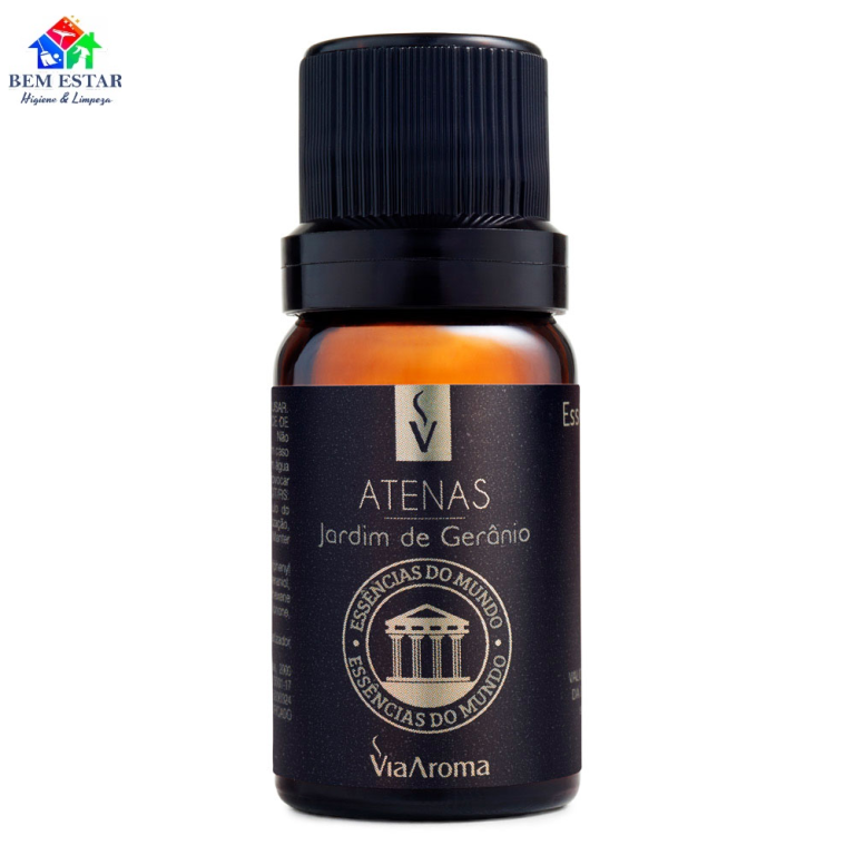 Essência Mundo Atenas Jardim de Gerânio 10ml - Via Aroma