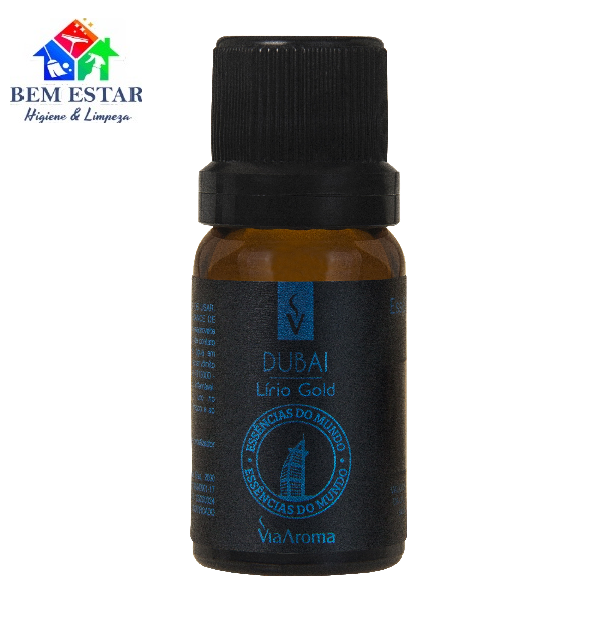 Essência Mundo Dubai Lírio Gold 10ml - Via Aroma