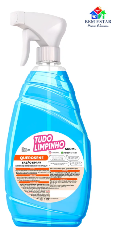 Spray de Querosene 500ml - Tudo Limpinho