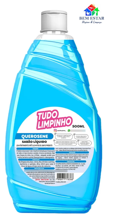 Sabão de Querosene 500ml - Tudo Limpinho