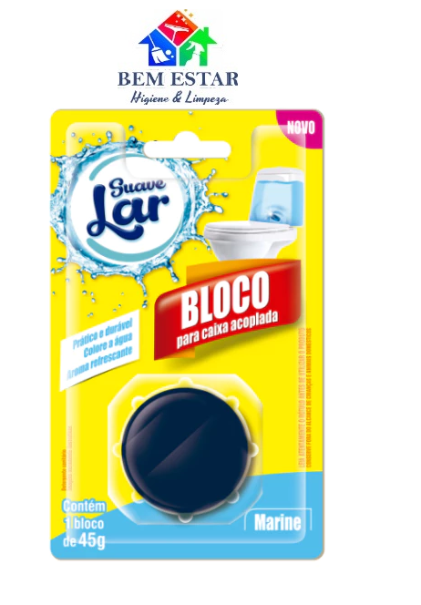 Bloco para Caixa Acoplada Suavelar Marine 45g - Gioca