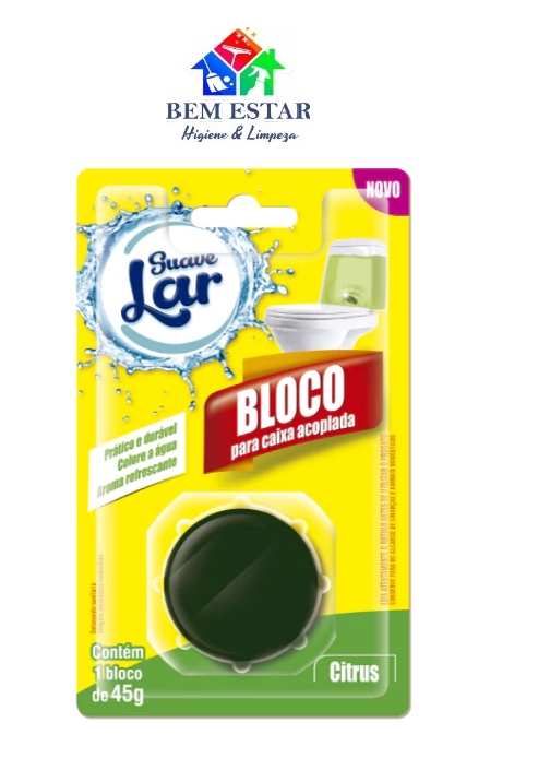 Bloco para Caixa Acoplada Suavelar Citrus 45g - Gioca
