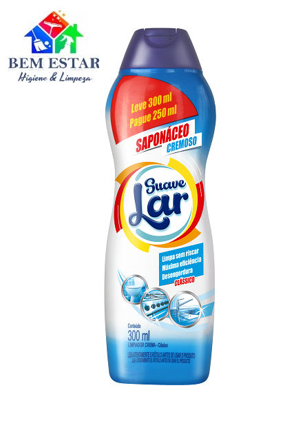 Saponáceo Cremoso Suavelar Clássico 300ml - Gióca