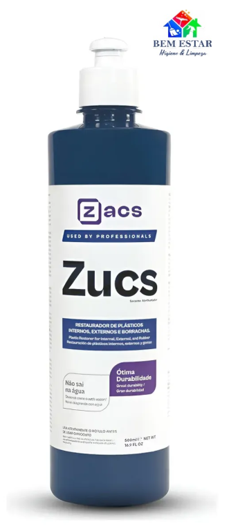 Restaurador De Plástico Zucs 500ml - Zacs