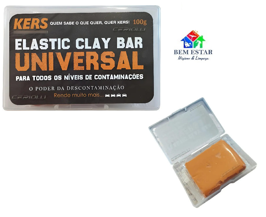 Clay Bar Elastic Universal 100g - Kers