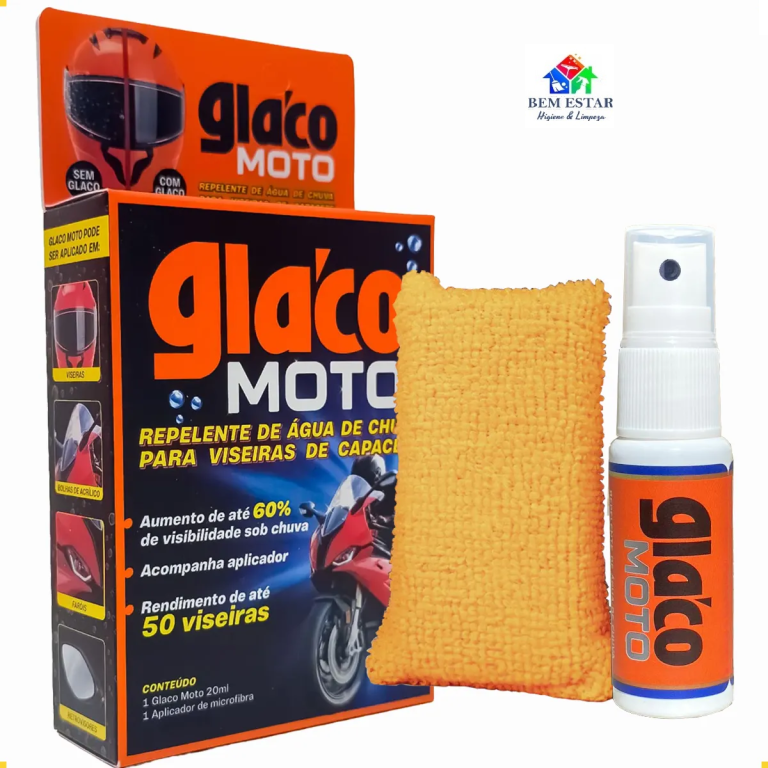 Cristalizador para viseira de Capacete Glaco Moto 20ml - Soft 99