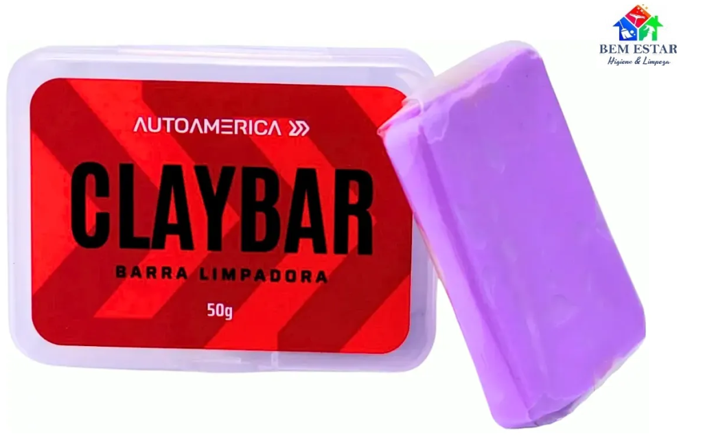Clay Bar Abrasividade Média 50gr  - AutoAmerica