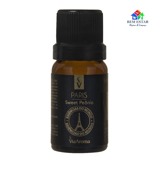 Essência Mundo Paris - Sweet Pêonia - 10ml - Via Aroma