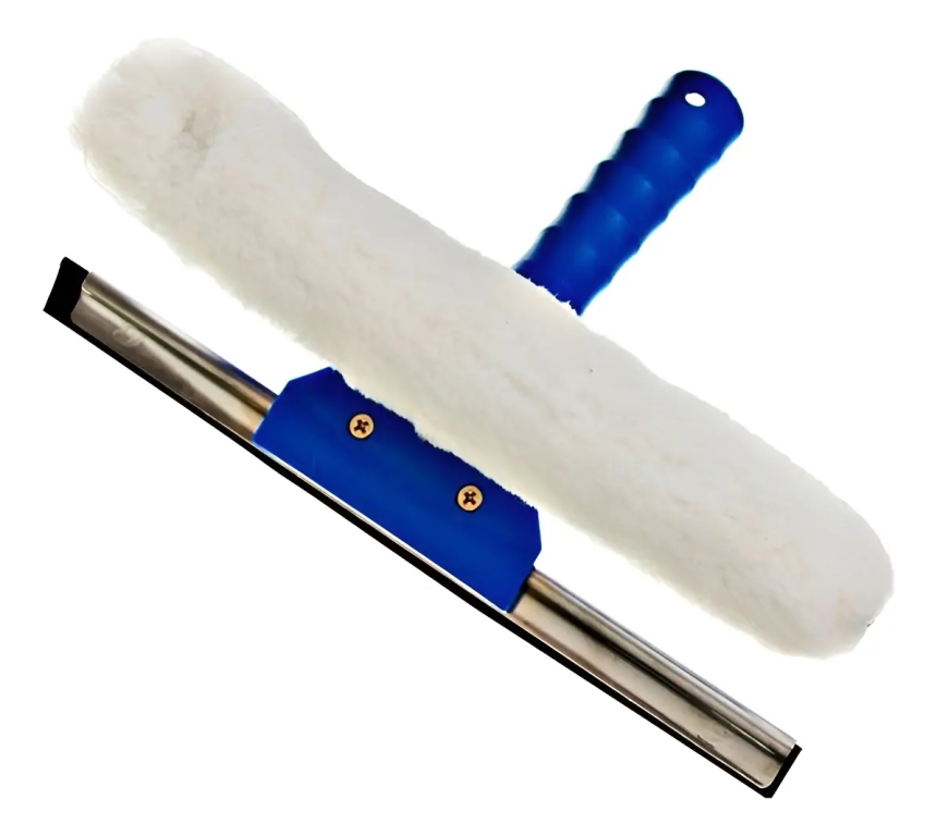Rodo Combinado Limpeza Vidros 35cm  Sem Cabo - Bralimpia