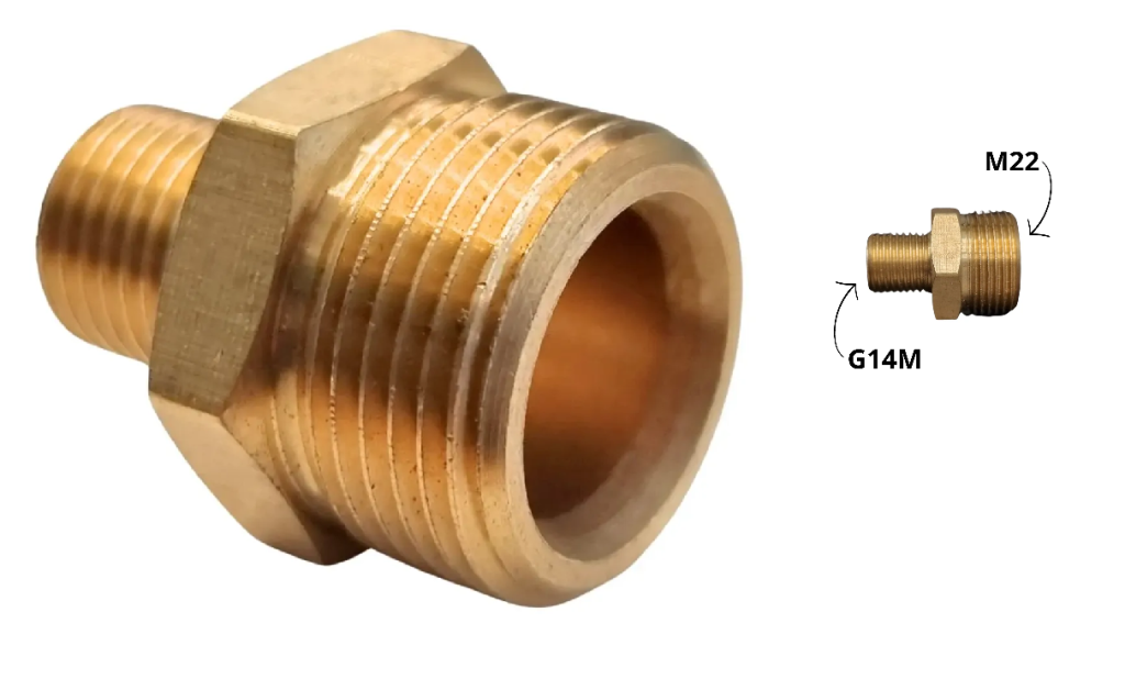 Adaptador  M22m X G14m - Sigma Tool