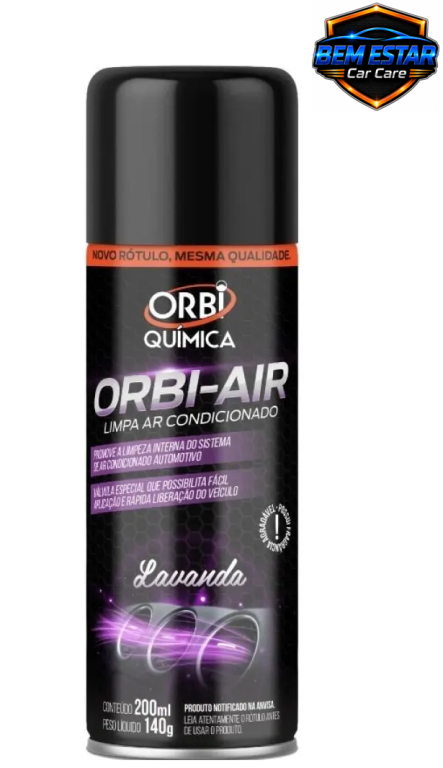 Limpa Ar Condicionado Lavanda 200 ml - Orbi Química