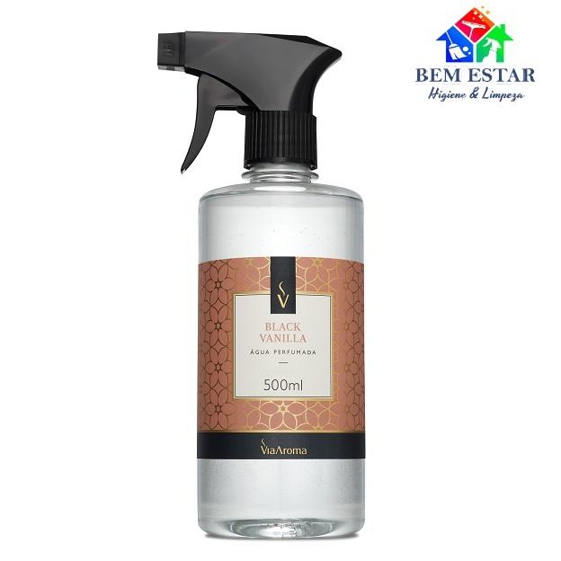 Água Perfumado Clássica Black Vanilla 500ml - Via Aroma
