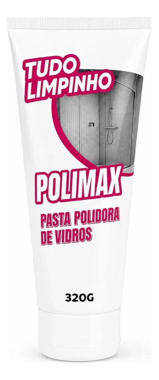 Pasta Polidora de Vidro Polimax Bisnaga 320G - Tudo Limpinho
