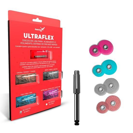 KIT DISCO DE LIXA ULTRAFLEX SISTEMA DE ENCAIXE RAPIDO HT30301-50 AMERICAN BURRS