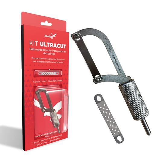 KIT ULTRACUT ARCO+SERRA+TIRA MONOFACE AMERICAN BURRS