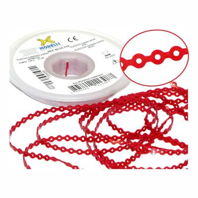 ELASTICO CORRENTE LONGO VERMELHO 1,5 MT MORELLI