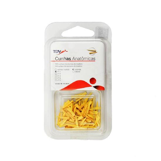 CUNHA ANATOMICA AMARELA C/100 TDV