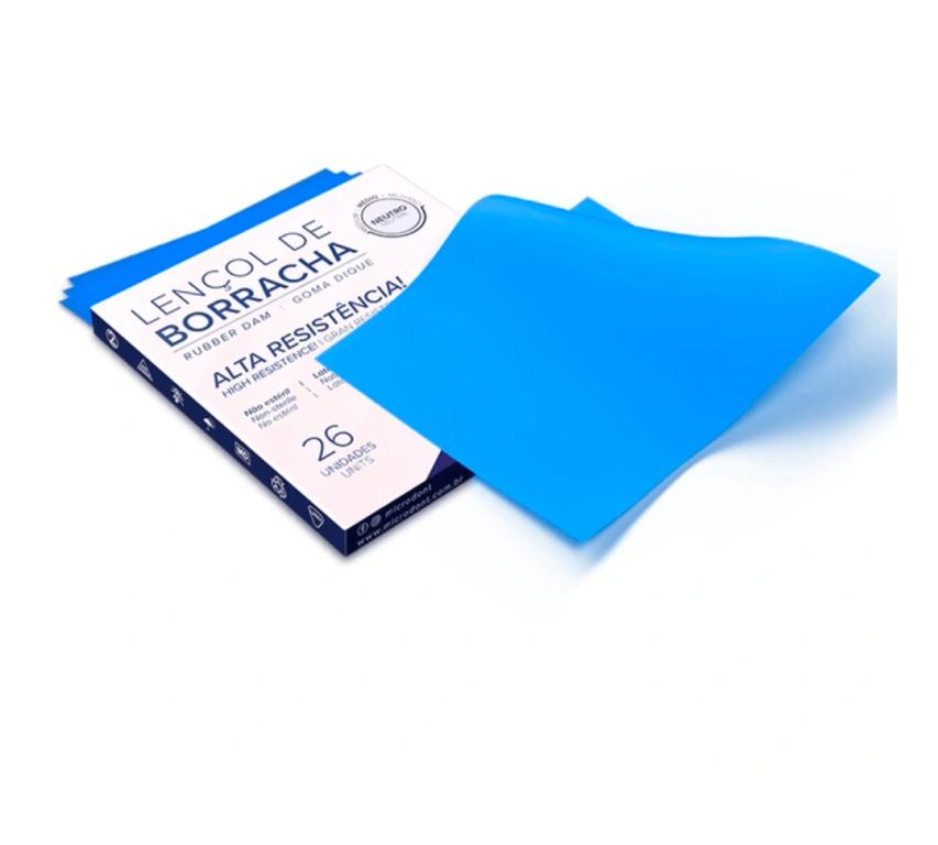 LENÇOL DE BORRACHA AZUL MICRODONT