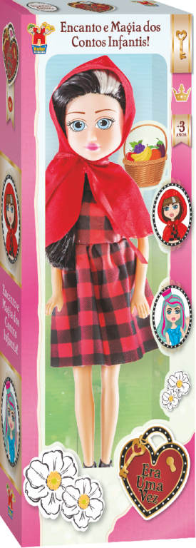 Boneca Era Uma Vez Chapeuzinho Vermelho