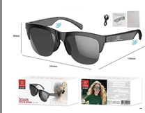 Oculos inteligente Com Fone De Ouvido Sem Fio Bluetooth