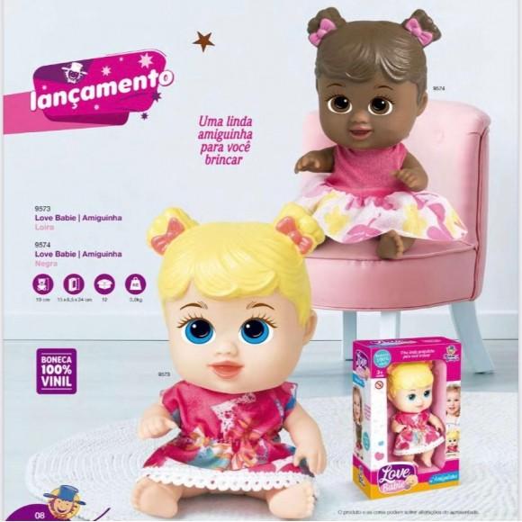 Boneca Love Babie Amiguinhas Loira