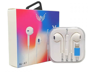 Fone de Ouvido Com Fio Lightning Compativel Com iPhone