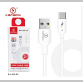 CABO CARGA RAPIDA DE CELULAR 2 METROS TYPE-C KAPBOM