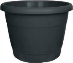 Vaso Redondo Preto C/ Borda 60L