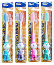 Escova Dental Infantil Macia Coelhinho Com 12
