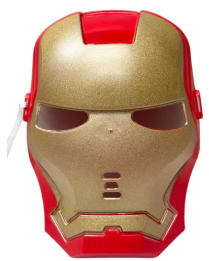 Mascara De Plastico Homem De Ferro