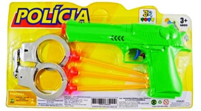 Pistola Lança Projeteis Com Algemas