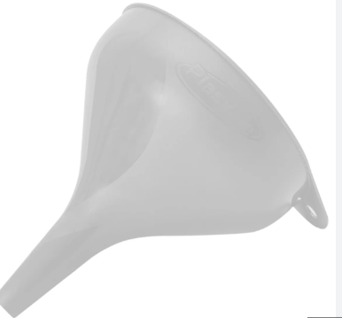 Funil Plastico M Branco
