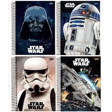 Caderno Espiral C/D 80Fls Star Wars Starschool Jandaia