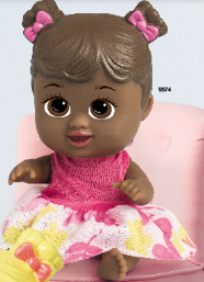 Boneca Love Babie Amiguinhas Negra