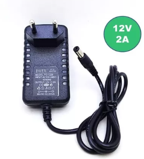 Fonte Eletrica De Alimentação 12V Para Alimentação 2A Fita Led /Camera /Fechadura