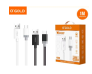 Cabo De Celular Tipo-C Turbo 30W A` Gold Plus