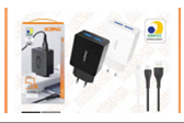 Carregador Celular TYPE-C Rapido 4.1A10W 2USB Lelong Anatel