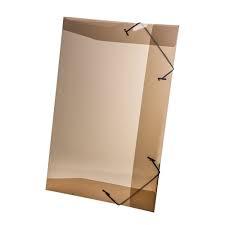 Pasta Plast FC Oficio Com Elastico Fume