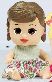 Boneca Love Babie Amiguinhas Morena