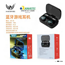 Fone De Ouvido Game Com Led M10  Bluetooth V5.3 Powerbank