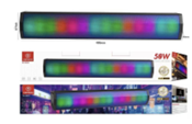 CAIXA DE SOM BLUETOOTH COM LED RGB 50W