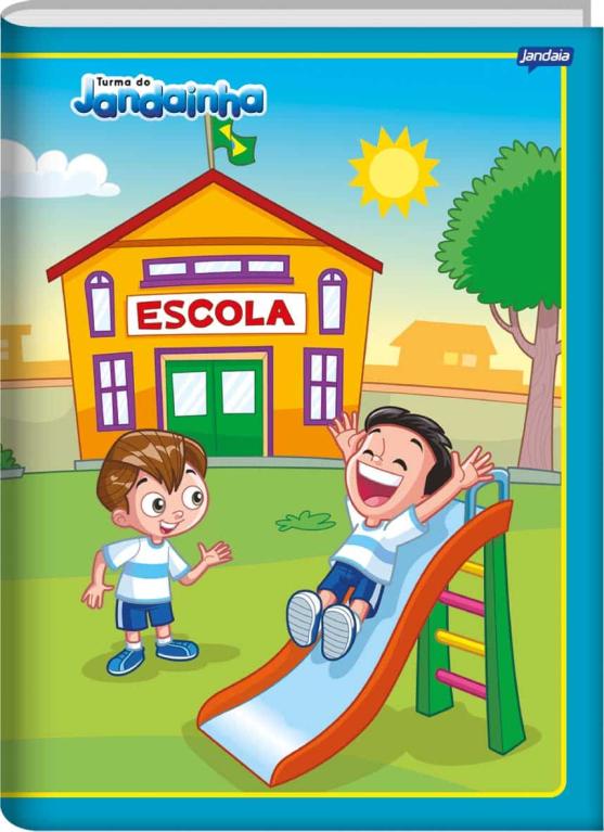 Caderno 1/4 Capa Flexivel Brochura Jandainha 60Fls