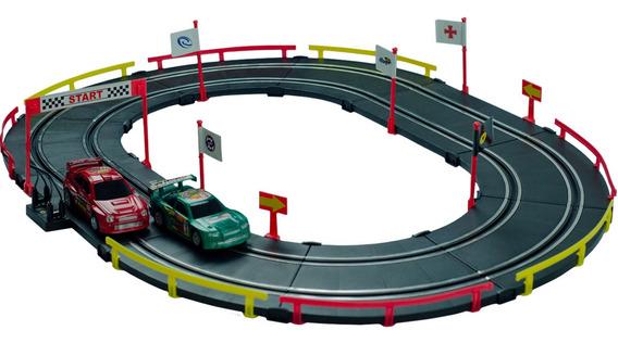 Auto Pista Eletrica (Autorama) Infantil Com 2 Carros