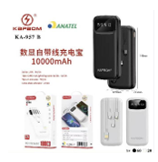 POWER BANK PORTATIL COM OS CABOS 4 PONTAS KAPBOM