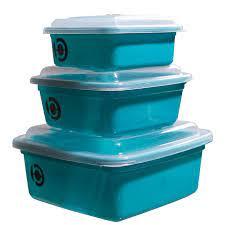 Jogo De Pote Organizador Quadrado PMG 350ml /750ml /1500ml