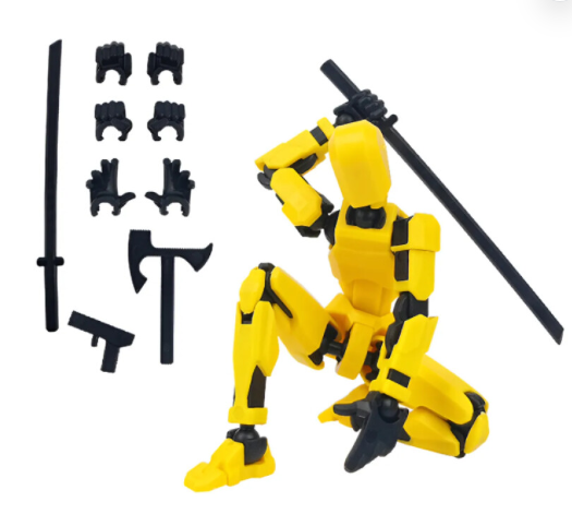 Boneco Dummy Ninja Articulado Para Montar