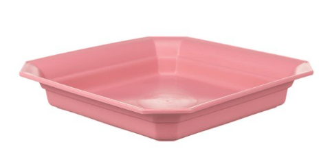 Prato Para Vaso Flowers 3 18,5x18,5x3 cm