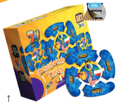 Jogo Educativo Descobrindo As Cores 30pçs