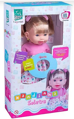 Boneca Nandinha Soletra
