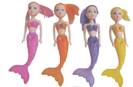 Boneca Sereia Magica Colors 17CM